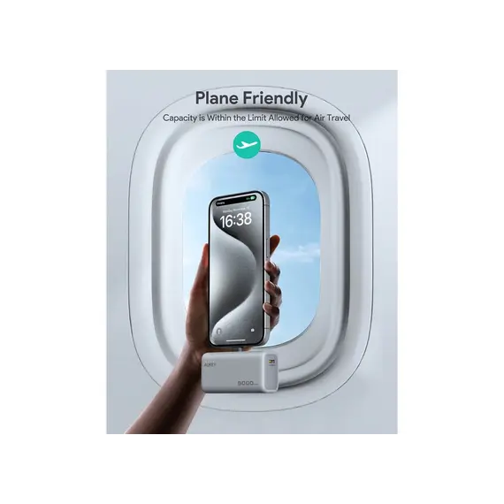 პორტატული დამტენი Aukey PB-Y59 Spark Mini 5000mAh 22.5W Compact Powerbank with USB-C Connector - White, 5 imageპორტატული დამტენი Aukey PB-Y59 Spark Mini 5000mAh 22.5W Compact Powerbank with USB-C Connector - White, 5 imageპორტატული დამტენი Aukey PB-Y59 Spark Mini 5000mAh 22.5W Compact Powerbank with USB-C Connector - White, 5 image