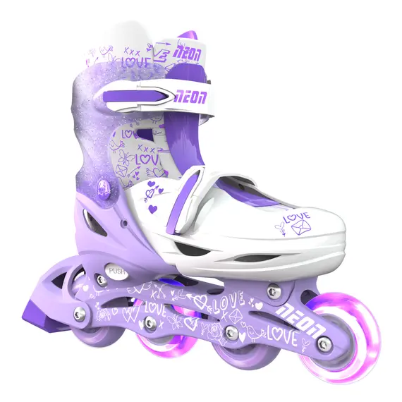 Roller skates Neon COMBO SKATES (SIZE 3-6) - NT10 (Purple), 2 imageRoller skates Neon COMBO SKATES (SIZE 3-6) - NT10 (Purple), 2 imageRoller skates Neon COMBO SKATES (SIZE 3-6) - NT10 (Purple), 2 image