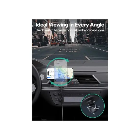 ავტომობილის უსადენო დამტენი Aukey 15W HD-MC13A MagFusion Dash Pro Qi2 Active Cooling Wireless Charging Phone Mount - Gray, 5 imageავტომობილის უსადენო დამტენი Aukey 15W HD-MC13A MagFusion Dash Pro Qi2 Active Cooling Wireless Charging Phone Mount - Gray, 5 imageავტომობილის უსადენო დამტენი Aukey 15W HD-MC13A MagFusion Dash Pro Qi2 Active Cooling Wireless Charging Phone Mount - Gray, 5 image