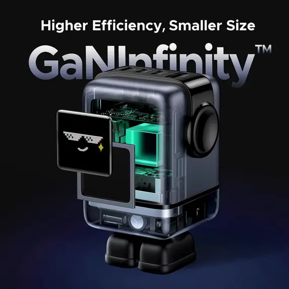 UGREEN X688 (45515B) Nexode Uno RobotGaN Mobile Charger, 100W, USB, Type-C, Phone Charger, Grey, 6 imageUGREEN X688 (45515B) Nexode Uno RobotGaN Mobile Charger, 100W, USB, Type-C, Phone Charger, Grey, 6 imageUGREEN X688 (45515B) Nexode Uno RobotGaN Mobile Charger, 100W, USB, Type-C, Phone Charger, Grey, 6 image