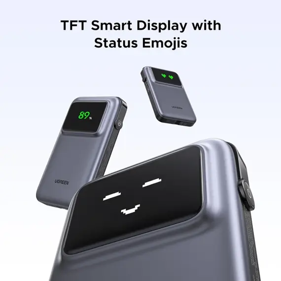 პორტატული დამტენი UGREEN PB511 (35603B) Uno, 10000mAh, USB, Type-C, Power Bank With Built In Cable, Grey, 7 imageპორტატული დამტენი UGREEN PB511 (35603B) Uno, 10000mAh, USB, Type-C, Power Bank With Built In Cable, Grey, 7 imageპორტატული დამტენი UGREEN PB511 (35603B) Uno, 10000mAh, USB, Type-C, Power Bank With Built In Cable, Grey, 7 image