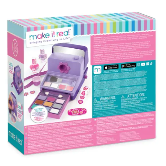 კრეატიული სათამაშო Make It Real Instant Glam Cosmetic Case, 5 imageკრეატიული სათამაშო Make It Real Instant Glam Cosmetic Case, 5 imageკრეატიული სათამაშო Make It Real Instant Glam Cosmetic Case, 5 image
