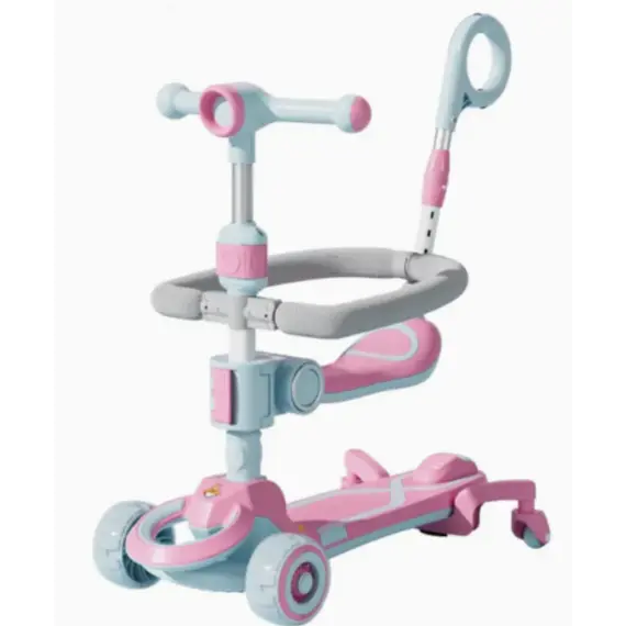 Children's scooter with handle 338PINK, 2 imageChildren's scooter with handle 338PINK, 2 imageChildren's scooter with handle 338PINK, 2 image