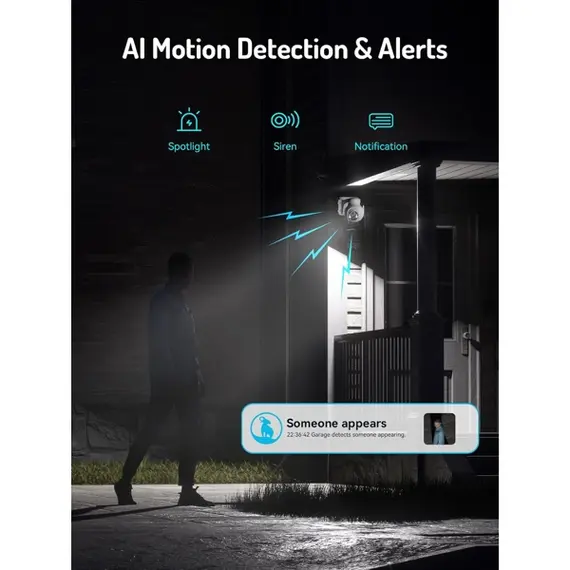 ვიდეო სათვალთვალო კამერა Blurams E20C, 3Mp, Solar Wireless 2K PTZ Security Camera, White, 7 imageვიდეო სათვალთვალო კამერა Blurams E20C, 3Mp, Solar Wireless 2K PTZ Security Camera, White, 7 imageვიდეო სათვალთვალო კამერა Blurams E20C, 3Mp, Solar Wireless 2K PTZ Security Camera, White, 7 image