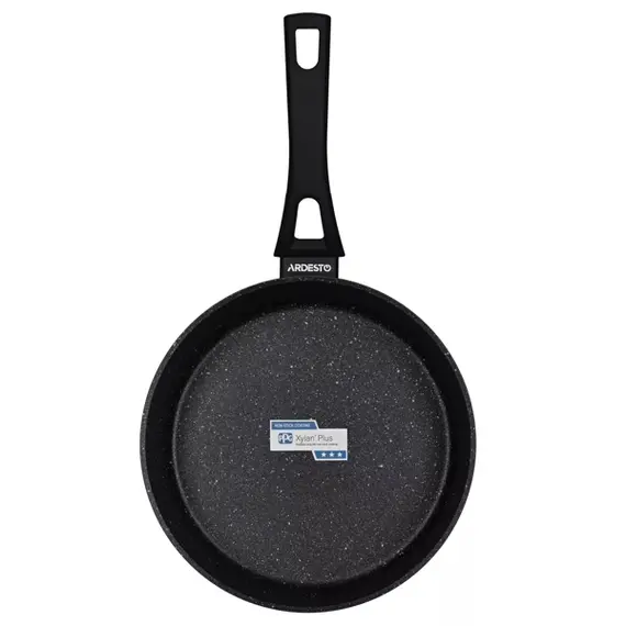 ტაფა Ardesto Deep Fry pan with lid Gemini Livorno, 24cm, aluminium, black, 3 imageტაფა Ardesto Deep Fry pan with lid Gemini Livorno, 24cm, aluminium, black, 3 imageტაფა Ardesto Deep Fry pan with lid Gemini Livorno, 24cm, aluminium, black, 3 image