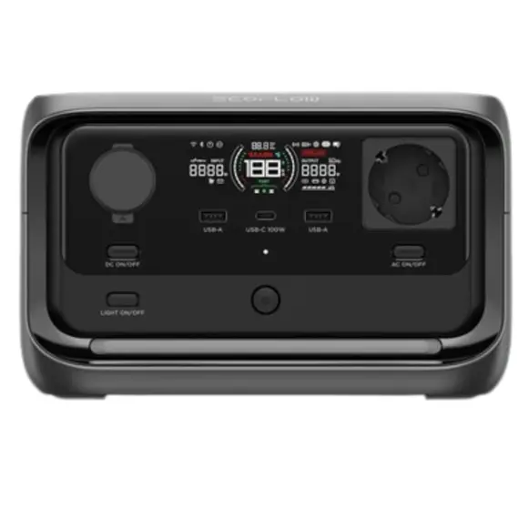 პორტატული კვების წყარი EcoFlow River 3 Plusპორტატული კვების წყარი EcoFlow River 3 Plusპორტატული კვების წყარი EcoFlow River 3 Plus