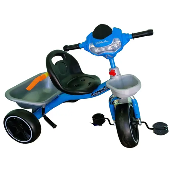 საბავშვო სამთვალა პედლებიანი ველოსიპედი 606BLUსაბავშვო სამთვალა პედლებიანი ველოსიპედი 606BLUსაბავშვო სამთვალა პედლებიანი ველოსიპედი 606BLU