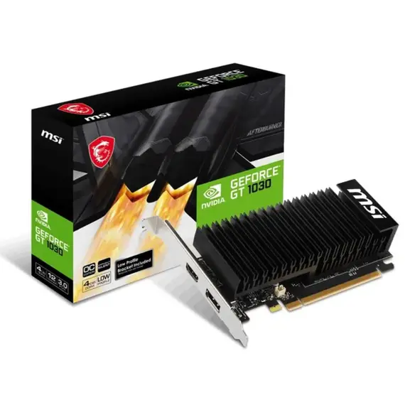 ვიდეო დაფა MSI Graphic Card GeForce GT 1030 4GB GDDR4 LP OCვიდეო დაფა MSI Graphic Card GeForce GT 1030 4GB GDDR4 LP OCვიდეო დაფა MSI Graphic Card GeForce GT 1030 4GB GDDR4 LP OC