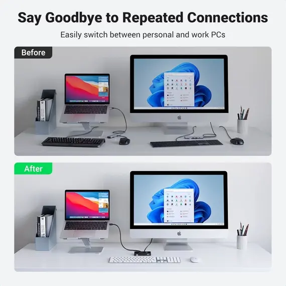 სვიჩი UGREEN US216 (30768), 2 In 4 Out USB 3.0 Sharing Switch Box, Black, 2 imageსვიჩი UGREEN US216 (30768), 2 In 4 Out USB 3.0 Sharing Switch Box, Black, 2 imageსვიჩი UGREEN US216 (30768), 2 In 4 Out USB 3.0 Sharing Switch Box, Black, 2 image