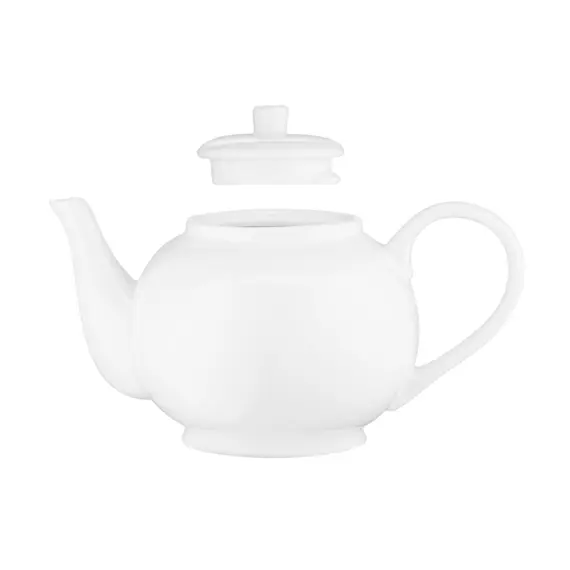 Teapot Ardesto Imola, 850ml, porcelain, white, 2 imageTeapot Ardesto Imola, 850ml, porcelain, white, 2 imageTeapot Ardesto Imola, 850ml, porcelain, white, 2 image
