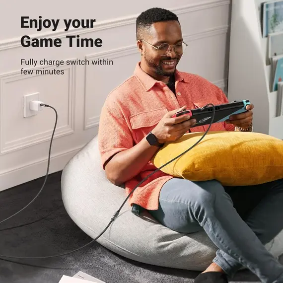 USB adapter UGREEN US372 (45172), 100W, Type-C Extension Cable, 0.5m, Black, 6 imageUSB adapter UGREEN US372 (45172), 100W, Type-C Extension Cable, 0.5m, Black, 6 imageUSB adapter UGREEN US372 (45172), 100W, Type-C Extension Cable, 0.5m, Black, 6 image