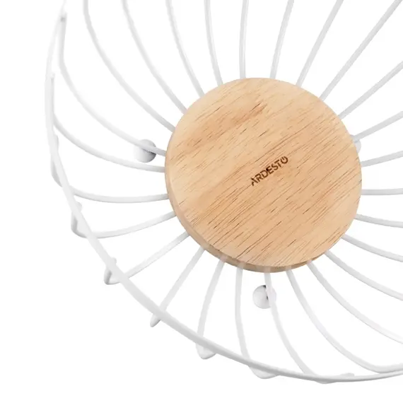 Fruit bowl Ardesto Basket Midori 25x25x13cm, metal, wood, white, 2 imageFruit bowl Ardesto Basket Midori 25x25x13cm, metal, wood, white, 2 imageFruit bowl Ardesto Basket Midori 25x25x13cm, metal, wood, white, 2 image