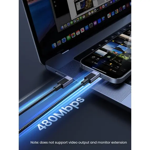 USB კაბელი UGREEN L513 (45067), 240W, Type-C to Type-C PD Fast Charging Cable, 1m, Space Gray, 2 imageUSB კაბელი UGREEN L513 (45067), 240W, Type-C to Type-C PD Fast Charging Cable, 1m, Space Gray, 2 imageUSB კაბელი UGREEN L513 (45067), 240W, Type-C to Type-C PD Fast Charging Cable, 1m, Space Gray, 2 image