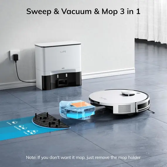 რობოტი მტვერსასრუტი Ilife A30 Pro, 5000Pa, LiDAR, Robot Vacuum Cleaner, White, 9 imageრობოტი მტვერსასრუტი Ilife A30 Pro, 5000Pa, LiDAR, Robot Vacuum Cleaner, White, 9 imageრობოტი მტვერსასრუტი Ilife A30 Pro, 5000Pa, LiDAR, Robot Vacuum Cleaner, White, 9 image