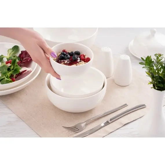 Ardesto Bowl Imola, 14cm, porcelain, white, 3 imageArdesto Bowl Imola, 14cm, porcelain, white, 3 imageArdesto Bowl Imola, 14cm, porcelain, white, 3 image