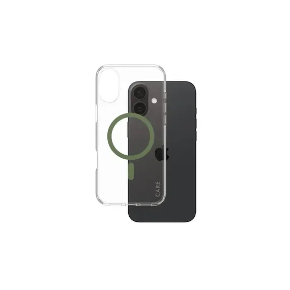 მობილურის ქეისი PanzerGlass Case for iPhone 16 Plus Transparent Green MagSafeმობილურის ქეისი PanzerGlass Case for iPhone 16 Plus Transparent Green MagSafeმობილურის ქეისი PanzerGlass Case for iPhone 16 Plus Transparent Green MagSafe