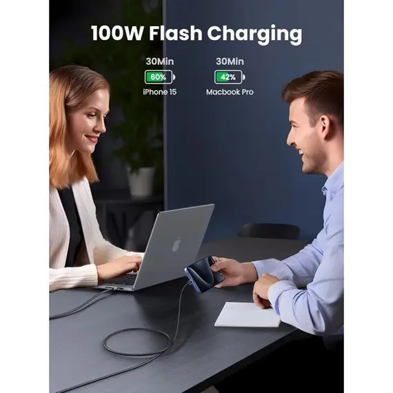 USB კაბელი UGREEN L512 (45065), 100W, Type-C to Type-C PD Fast Charging Cable, 3m, Space Gray, 7 imageUSB კაბელი UGREEN L512 (45065), 100W, Type-C to Type-C PD Fast Charging Cable, 3m, Space Gray, 7 imageUSB კაბელი UGREEN L512 (45065), 100W, Type-C to Type-C PD Fast Charging Cable, 3m, Space Gray, 7 image