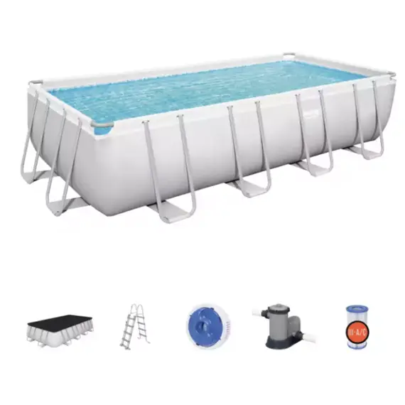 Rectangular frame pool 549*274*122 14812₾ (with cartridge filter, tent, ladder) 103kgRectangular frame pool 549*274*122 14812₾ (with cartridge filter, tent, ladder) 103kgRectangular frame pool 549*274*122 14812₾ (with cartridge filter, tent, ladder) 103kg