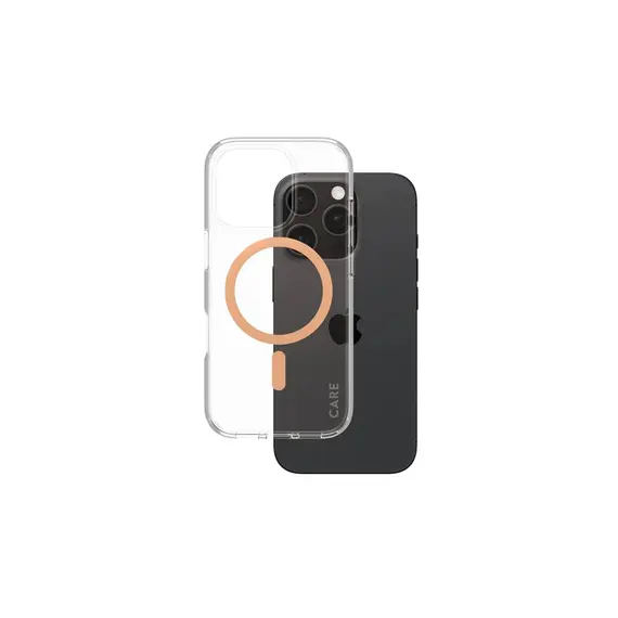 მობილურის ქეისი PanzerGlass Case for iPhone 16 Pro Transparent Peachy MagSafeმობილურის ქეისი PanzerGlass Case for iPhone 16 Pro Transparent Peachy MagSafeმობილურის ქეისი PanzerGlass Case for iPhone 16 Pro Transparent Peachy MagSafe