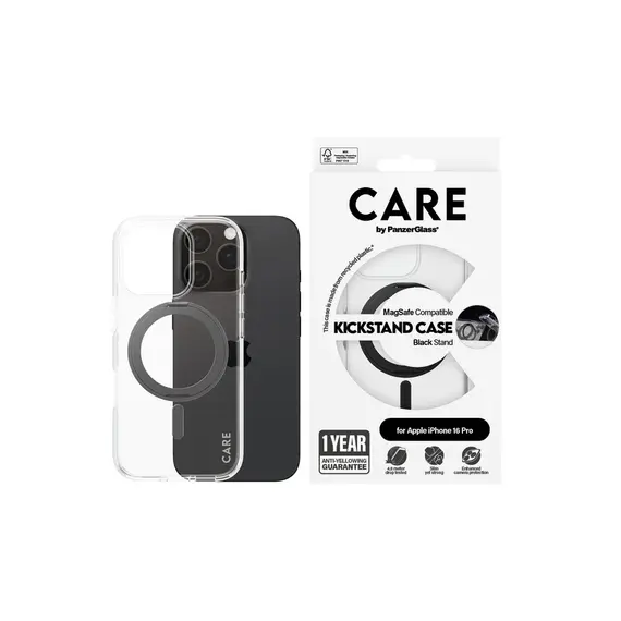 PanzerGlass iPhone 16 Pro Feature Case Transparent, 2 imagePanzerGlass iPhone 16 Pro Feature Case Transparent, 2 imagePanzerGlass iPhone 16 Pro Feature Case Transparent, 2 image