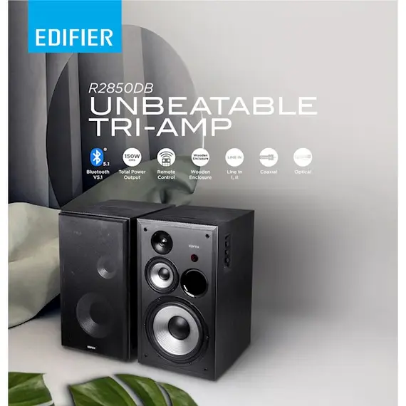 დინამიკი Edifier R2850DB, 150W, Tri-amp Speaker, Bluetooth, Black, 7 imageდინამიკი Edifier R2850DB, 150W, Tri-amp Speaker, Bluetooth, Black, 7 imageდინამიკი Edifier R2850DB, 150W, Tri-amp Speaker, Bluetooth, Black, 7 image
