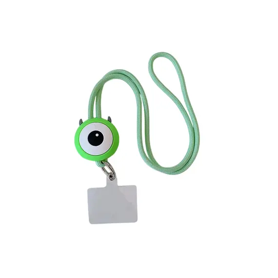 მობილურის ქეისი TVC 45cm Phone Lanyard Cartoon Pendant Crossbody Rope Neck Strap with Patch Single Eye - Greenმობილურის ქეისი TVC 45cm Phone Lanyard Cartoon Pendant Crossbody Rope Neck Strap with Patch Single Eye - Greenმობილურის ქეისი TVC 45cm Phone Lanyard Cartoon Pendant Crossbody Rope Neck Strap with Patch Single Eye - Green