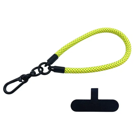 მობილურის სამაგრი TVC Phone Hand Strap 8mm Polyester Short Strap Lanyard with Tether Tab, Length: 30cm - Yellow/Greenმობილურის სამაგრი TVC Phone Hand Strap 8mm Polyester Short Strap Lanyard with Tether Tab, Length: 30cm - Yellow/Greenმობილურის სამაგრი TVC Phone Hand Strap 8mm Polyester Short Strap Lanyard with Tether Tab, Length: 30cm - Yellow/Green