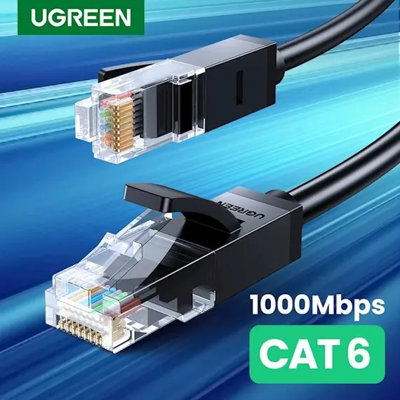 ქსელის კაბელი UGREEN NW102 (20164) Cat6 Patch Cord UTP Lan Cable, 10m, Black, 3 imageქსელის კაბელი UGREEN NW102 (20164) Cat6 Patch Cord UTP Lan Cable, 10m, Black, 3 imageქსელის კაბელი UGREEN NW102 (20164) Cat6 Patch Cord UTP Lan Cable, 10m, Black, 3 image
