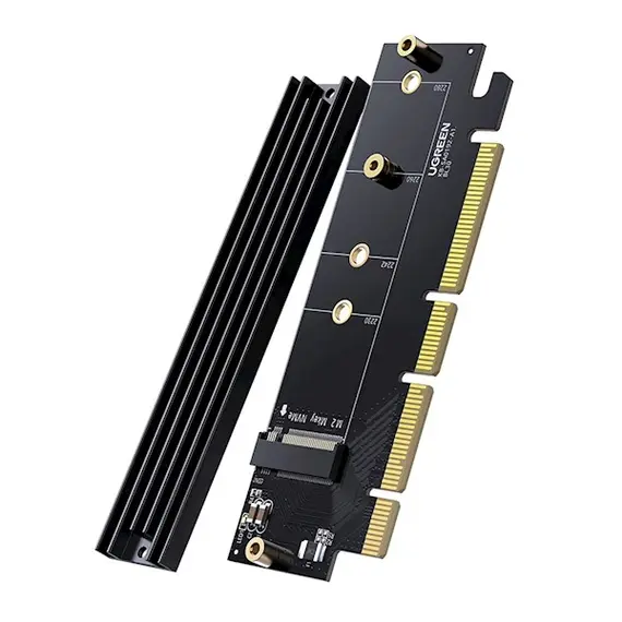 Adapter Ugreen CM465 (30715), UGREEN PCIe 4.0 (16 ×) to M.2 NVMe Expansion CardAdapter Ugreen CM465 (30715), UGREEN PCIe 4.0 (16 ×) to M.2 NVMe Expansion CardAdapter Ugreen CM465 (30715), UGREEN PCIe 4.0 (16 ×) to M.2 NVMe Expansion Card