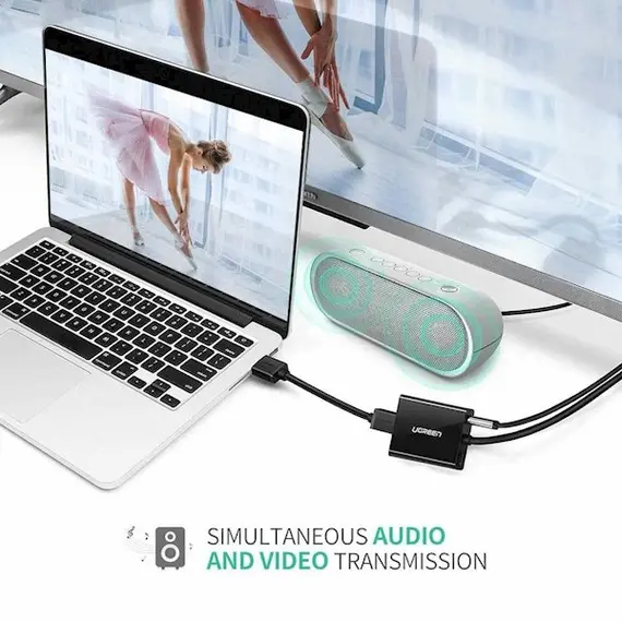 Adapter UGREEN HU-516 (20694), HDMI to VGA Adapter With 3.5mm, 30cm, Black, 3 imageAdapter UGREEN HU-516 (20694), HDMI to VGA Adapter With 3.5mm, 30cm, Black, 3 imageAdapter UGREEN HU-516 (20694), HDMI to VGA Adapter With 3.5mm, 30cm, Black, 3 image