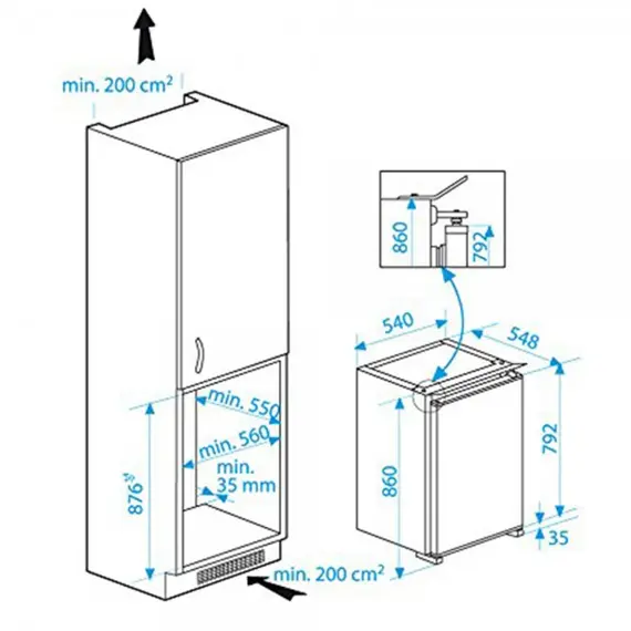 ჩასაშენებელი მაცივარი BEKO B 1752 HCA, 6 imageჩასაშენებელი მაცივარი BEKO B 1752 HCA, 6 imageჩასაშენებელი მაცივარი BEKO B 1752 HCA, 6 image