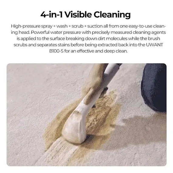 ქიმწმენდის აპარატი Uwant B100-S, 450W, 1.8L, Multiple Spot Cleaner, White, 10 imageქიმწმენდის აპარატი Uwant B100-S, 450W, 1.8L, Multiple Spot Cleaner, White, 10 imageქიმწმენდის აპარატი Uwant B100-S, 450W, 1.8L, Multiple Spot Cleaner, White, 10 image
