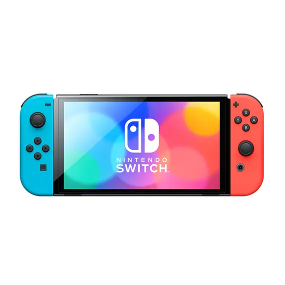 პორტატული სათამაშო კონსოლი Nintendo Switch Console with OLED  Neon Red & Blue \Switch, 3 imageპორტატული სათამაშო კონსოლი Nintendo Switch Console with OLED  Neon Red & Blue \Switch, 3 imageპორტატული სათამაშო კონსოლი Nintendo Switch Console with OLED  Neon Red & Blue \Switch, 3 image