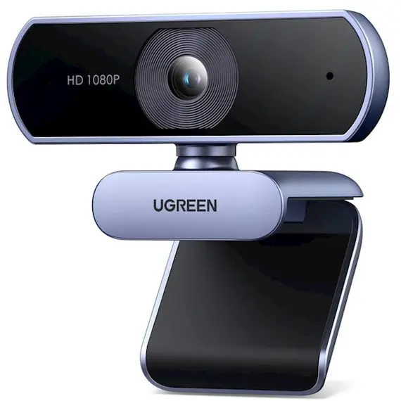 ვებკამერა UGREEN 15728, 2Mp, FHD, Built-in Microphone, Webcam, Gray/Blackვებკამერა UGREEN 15728, 2Mp, FHD, Built-in Microphone, Webcam, Gray/Blackვებკამერა UGREEN 15728, 2Mp, FHD, Built-in Microphone, Webcam, Gray/Black