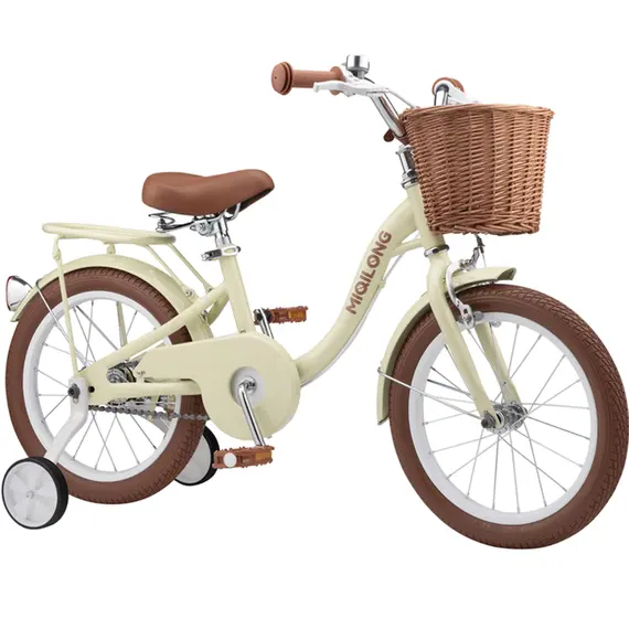 Children's bicycle MIQILONG BICYCLE LS 16" BEIGEChildren's bicycle MIQILONG BICYCLE LS 16" BEIGEChildren's bicycle MIQILONG BICYCLE LS 16" BEIGE