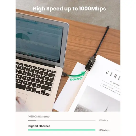 ლან ადაპტერი UGREEN CR111 (20256) USB 3.0 to RJ45 Gigabit Ethernet Adapter, Black, 3 imageლან ადაპტერი UGREEN CR111 (20256) USB 3.0 to RJ45 Gigabit Ethernet Adapter, Black, 3 imageლან ადაპტერი UGREEN CR111 (20256) USB 3.0 to RJ45 Gigabit Ethernet Adapter, Black, 3 image