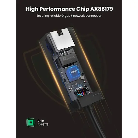 ლან ადაპტერი UGREEN CR111 (20256) USB 3.0 to RJ45 Gigabit Ethernet Adapter, Black, 4 imageლან ადაპტერი UGREEN CR111 (20256) USB 3.0 to RJ45 Gigabit Ethernet Adapter, Black, 4 imageლან ადაპტერი UGREEN CR111 (20256) USB 3.0 to RJ45 Gigabit Ethernet Adapter, Black, 4 image