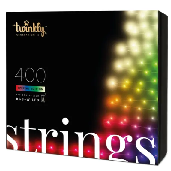 საახალწლო განათება TWINKLY STRINGS 400 RGBW, GEN II, IP44, LENGTH 32M, BLACK WIRE (TWS400SPP-BEU), 2 imageსაახალწლო განათება TWINKLY STRINGS 400 RGBW, GEN II, IP44, LENGTH 32M, BLACK WIRE (TWS400SPP-BEU), 2 imageსაახალწლო განათება TWINKLY STRINGS 400 RGBW, GEN II, IP44, LENGTH 32M, BLACK WIRE (TWS400SPP-BEU), 2 image