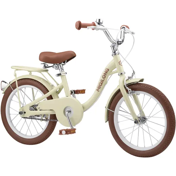 Children's bicycle MIQILONG BICYCLE LS 16" BEIGE, 2 imageChildren's bicycle MIQILONG BICYCLE LS 16" BEIGE, 2 imageChildren's bicycle MIQILONG BICYCLE LS 16" BEIGE, 2 image