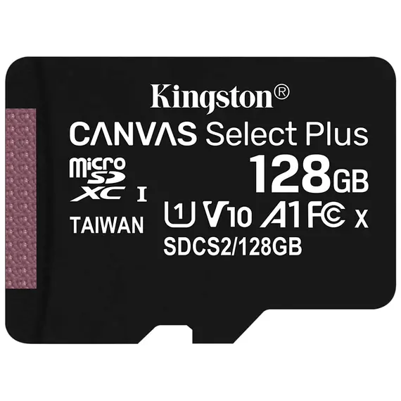 ფლეშ მეხსიერების ბარათი Kingston 128GB Canvas Select Plus (SDCS2/128GB)ფლეშ მეხსიერების ბარათი Kingston 128GB Canvas Select Plus (SDCS2/128GB)ფლეშ მეხსიერების ბარათი Kingston 128GB Canvas Select Plus (SDCS2/128GB)