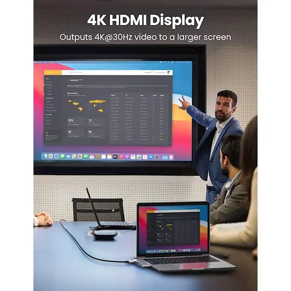 USB-C ჰაბი UGREEN (80856) USB-C Multifunction Adapter, 4 imageUSB-C ჰაბი UGREEN (80856) USB-C Multifunction Adapter, 4 imageUSB-C ჰაბი UGREEN (80856) USB-C Multifunction Adapter, 4 image