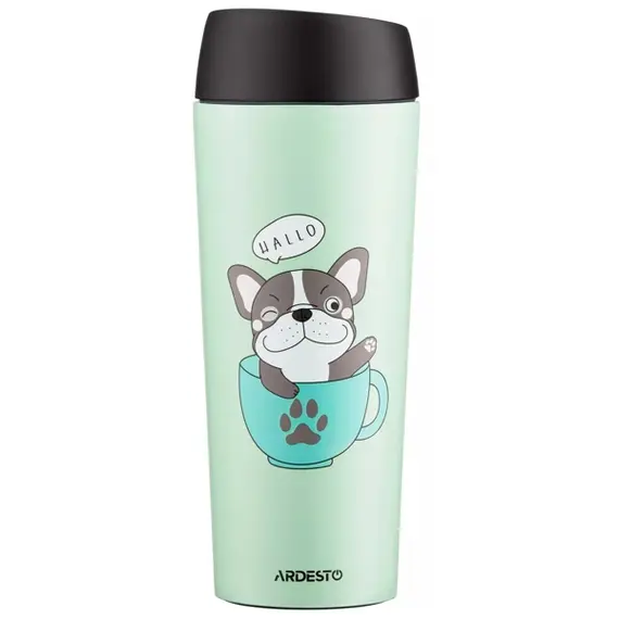 თერმოსი Ardesto AR2645DG Coffee time Frenchie, 450ml, Thermos, Greenთერმოსი Ardesto AR2645DG Coffee time Frenchie, 450ml, Thermos, Greenთერმოსი Ardesto AR2645DG Coffee time Frenchie, 450ml, Thermos, Green