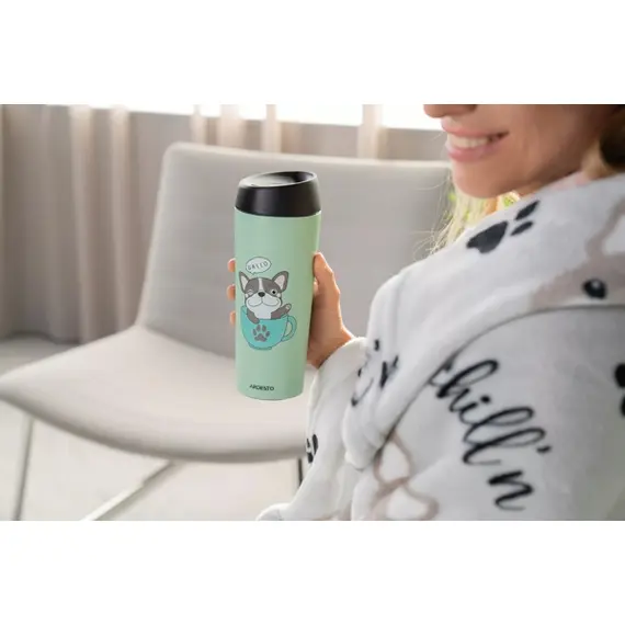 თერმოსი Ardesto AR2645DG Coffee time Frenchie, 450ml, Thermos, Green, 4 imageთერმოსი Ardesto AR2645DG Coffee time Frenchie, 450ml, Thermos, Green, 4 imageთერმოსი Ardesto AR2645DG Coffee time Frenchie, 450ml, Thermos, Green, 4 image
