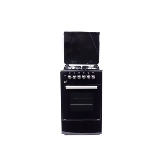 Oz OE 5040 BL OSE50X50B4 TOP FFD Cooker, 4Gas, Oven-Electric, 50x50x85, Black, Top metal, 2 imageOz OE 5040 BL OSE50X50B4 TOP FFD Cooker, 4Gas, Oven-Electric, 50x50x85, Black, Top metal, 2 imageOz OE 5040 BL OSE50X50B4 TOP FFD Cooker, 4Gas, Oven-Electric, 50x50x85, Black, Top metal, 2 image