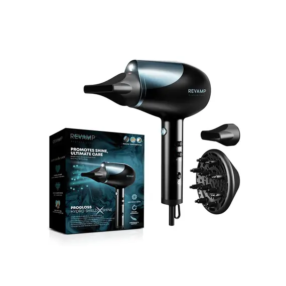 თმის საშრობი Revamp Progloss Hydro Shield X Shine Hair Dryer, 2 imageთმის საშრობი Revamp Progloss Hydro Shield X Shine Hair Dryer, 2 imageთმის საშრობი Revamp Progloss Hydro Shield X Shine Hair Dryer, 2 image