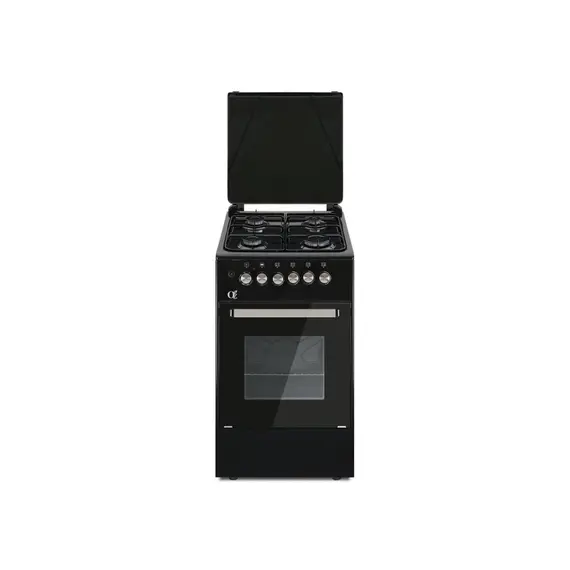Oz OE 5040 BL OSE50X50B4 TOP FFD Cooker, 4Gas, Oven-Electric, 50x50x85, Black, Top metalOz OE 5040 BL OSE50X50B4 TOP FFD Cooker, 4Gas, Oven-Electric, 50x50x85, Black, Top metalOz OE 5040 BL OSE50X50B4 TOP FFD Cooker, 4Gas, Oven-Electric, 50x50x85, Black, Top metal