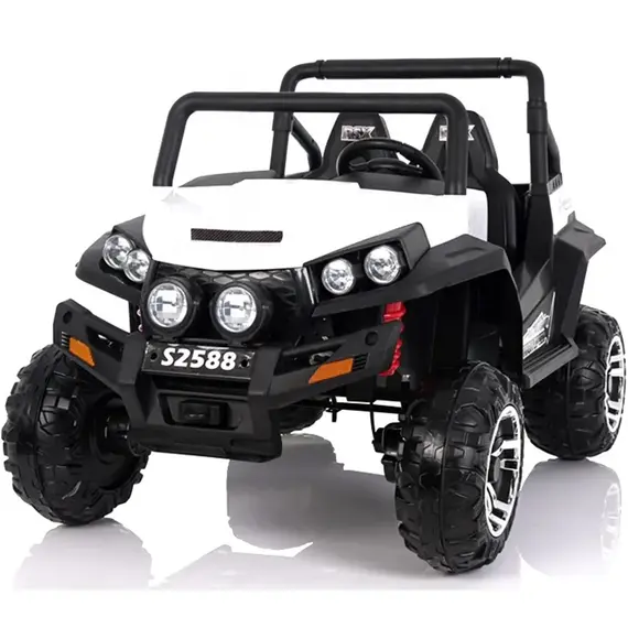 Child's electric car S2588-W with leather seat and rubber tiresChild's electric car S2588-W with leather seat and rubber tiresChild's electric car S2588-W with leather seat and rubber tires
