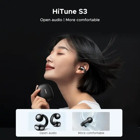 ყურსასმენი UGREEN WS209 (45785) HiTune S3, Earbuds, Wireless, Bluetooth, IPX5, Black, 5 imageყურსასმენი UGREEN WS209 (45785) HiTune S3, Earbuds, Wireless, Bluetooth, IPX5, Black, 5 imageყურსასმენი UGREEN WS209 (45785) HiTune S3, Earbuds, Wireless, Bluetooth, IPX5, Black, 5 image