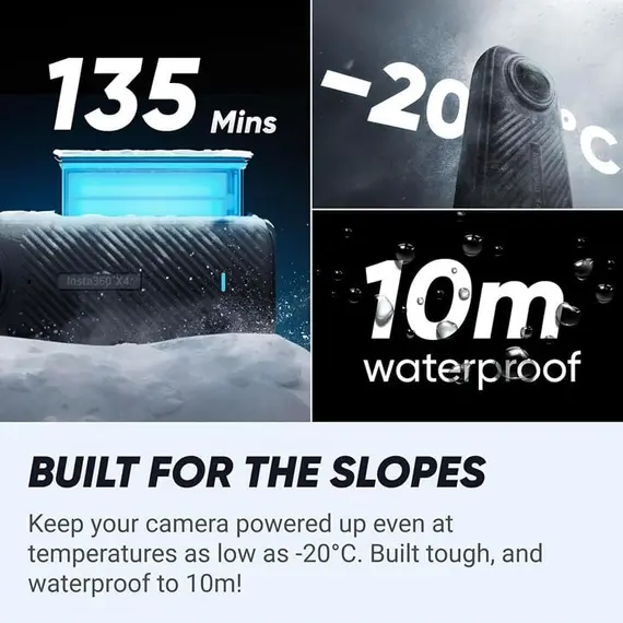 სპორტული კამერა INSTA360 X4 SNOWBOARD BUNDLE, 6 imageსპორტული კამერა INSTA360 X4 SNOWBOARD BUNDLE, 6 imageსპორტული კამერა INSTA360 X4 SNOWBOARD BUNDLE, 6 image