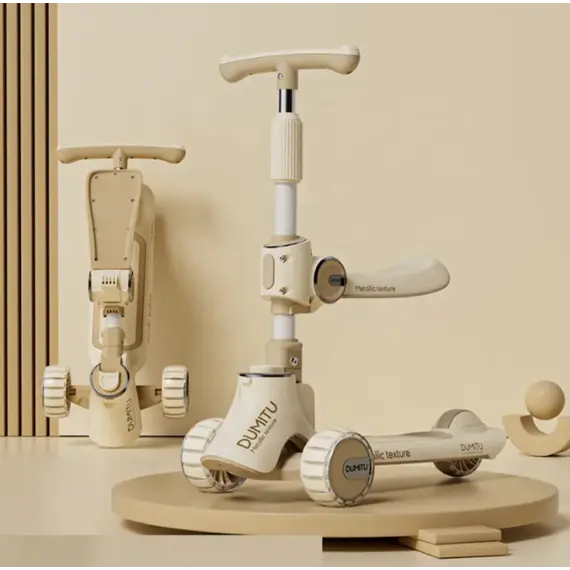 Children's scooter Dumitu plus 002BROWN, 4 imageChildren's scooter Dumitu plus 002BROWN, 4 imageChildren's scooter Dumitu plus 002BROWN, 4 image